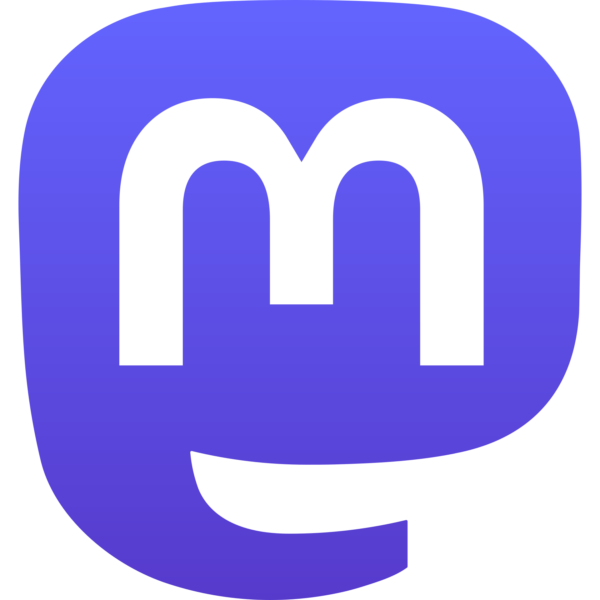 Mastodon_logotype_simple_new_hue_ 600x600